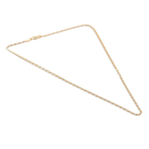 Alternate image for 22k Gold-Plated Snail Chain Necklace in a High Polish Finish Snail Caprice
