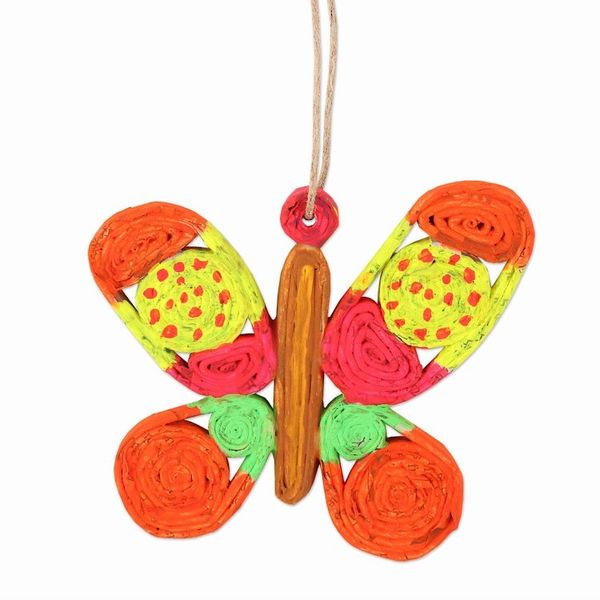 Alternate image for Eco-Friendly Butterfly Ornaments Set of 4 Butterfly Dreams