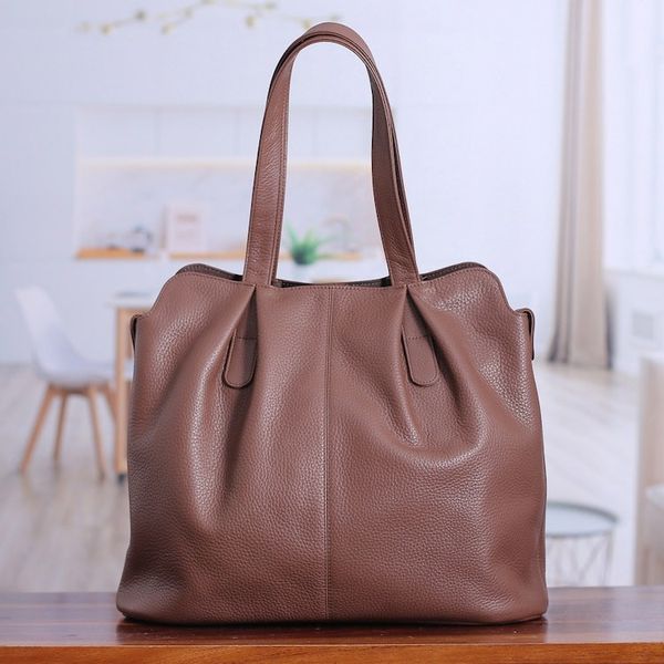 Alternate image for 100 Redwood Leather Shoulder Bag with Magnetic Closure Redwood Statement