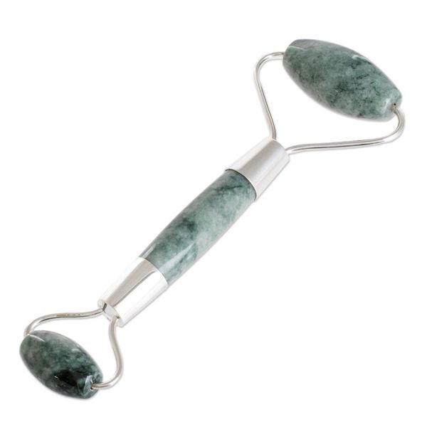 Alternate image for Light Green Jade Roller Beauty Enhanced