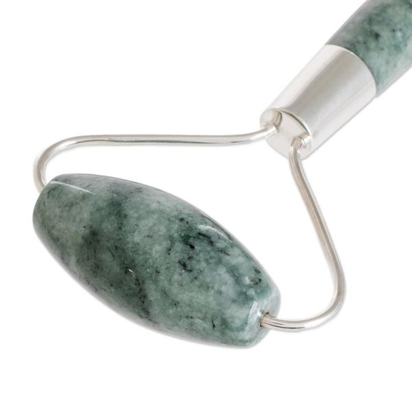 Alternate image for Light Green Jade Roller Beauty Enhanced
