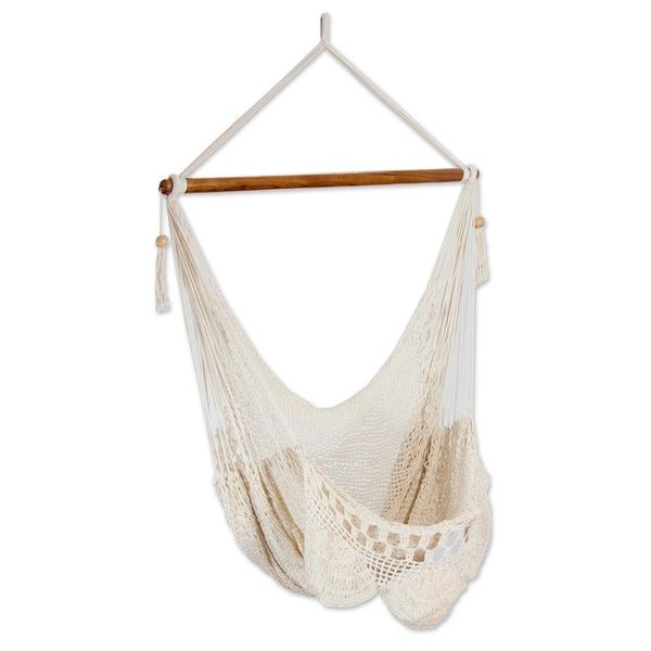 Alternate image for Handcrafted Cotton Hammock Swing Montelimar Sands