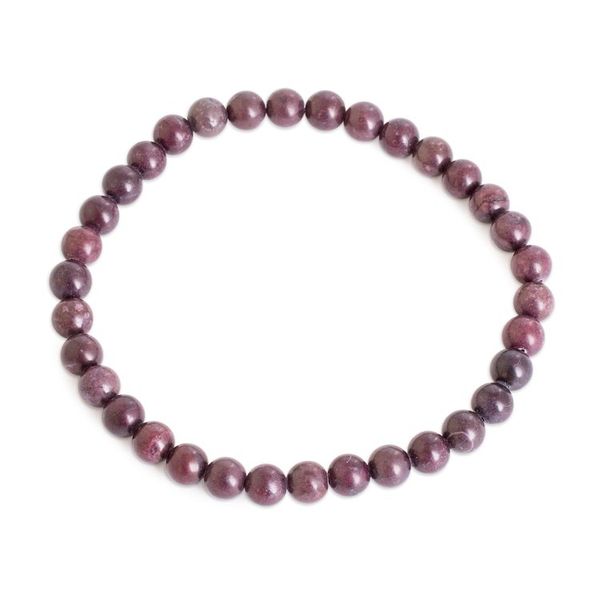 Alternate image for Wine-Hued Beaded Stretch Bracelet Handmade in Guatemala Wonderful Wine
