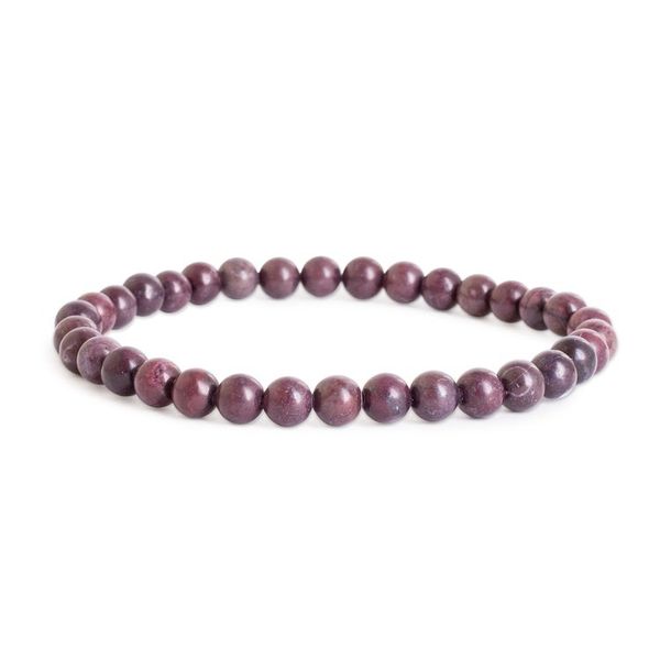 Alternate image for Wine-Hued Beaded Stretch Bracelet Handmade in Guatemala Wonderful Wine