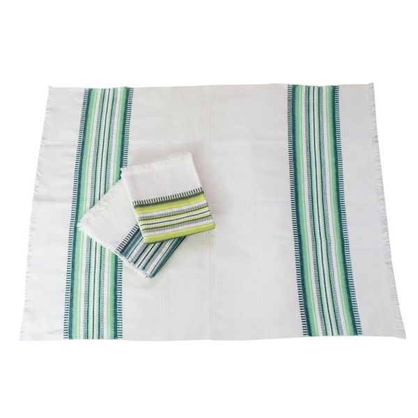 Alternate image for 3 Handwoven Guatemalan Cotton Fruit Color Dish Towels Fruit Colors