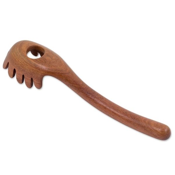Alternate image for Hand Carved Manchiche Wood Spaghetti Spoon from Guatemala Home Cooking