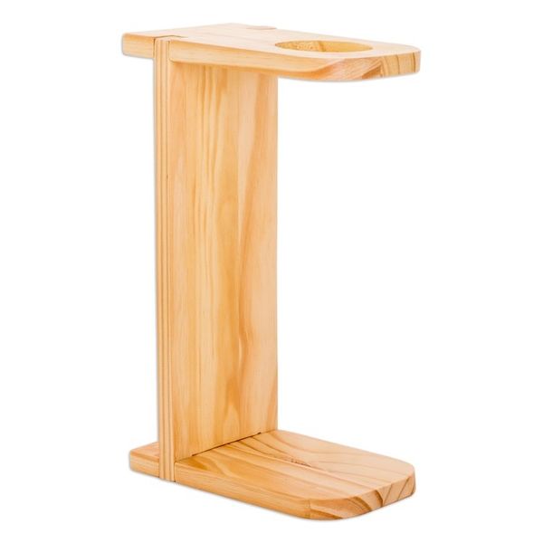 Alternate image for Handcrafted Pinewood Single-Serve Drip Coffee Stand Delightful Scents