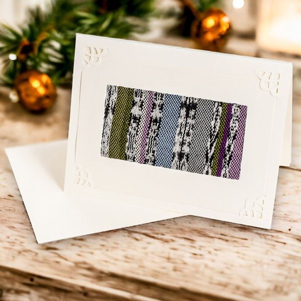 Alternate image for Greeting Card Accented with Maya Weavings Greeting of Love