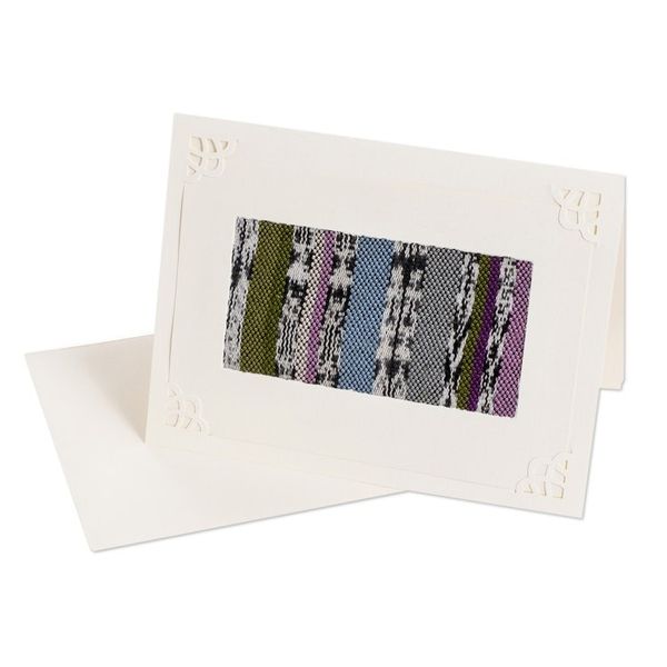 Alternate image for Greeting Card Accented with Maya Weavings Greeting of Love