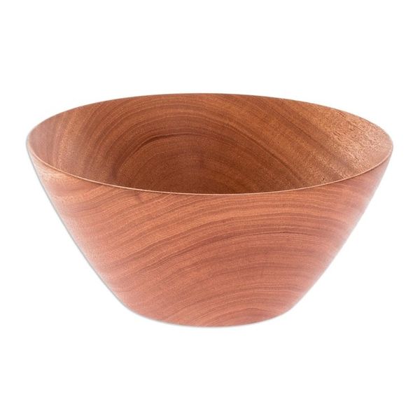 Alternate image for Artisan Crafted Natural Mahogany Bowl 7 inch To the Table