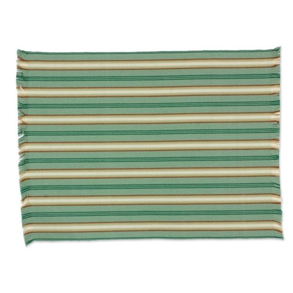 Alternate image for Six Cotton Placemats and Napkins in Celadon and Russet Celadon Trails