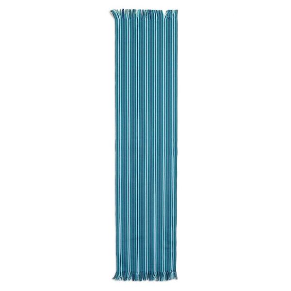 Alternate image for Striped Blue Table Runner Tecpan Tradition