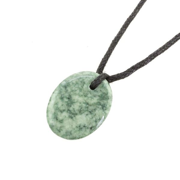 Alternate image for Green Jade Pendant Necklace with Cotton Cord Ancient Memory