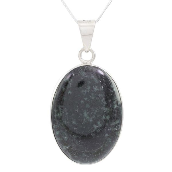 Alternate image for Artisan Crafted Maya Theme Dark Jade Necklace Tikal Toucan