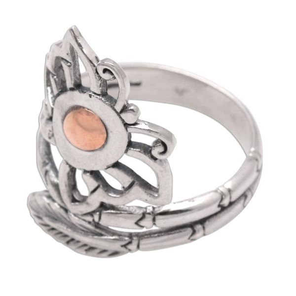 Alternate image for Butterfly Gold Accented Sterling Silver Cocktail Ring Fleeting Butterfly