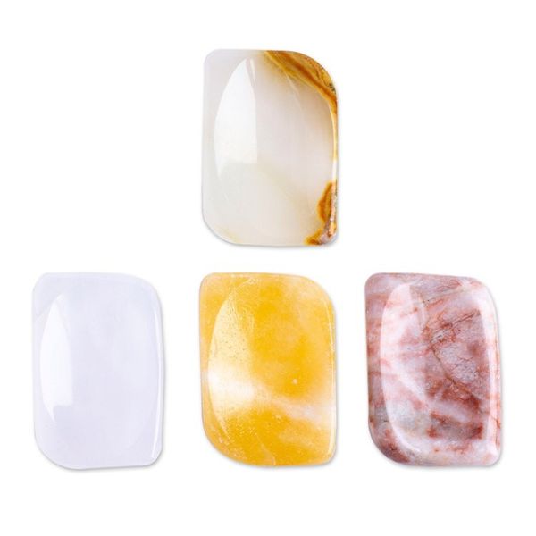 Alternate image for Set of 2 Geometric Reclaimed Marble Stress-Relieving Stones Intense Relief