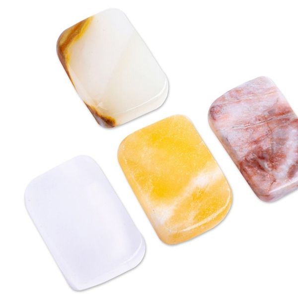 Alternate image for Set of 2 Geometric Reclaimed Marble Stress-Relieving Stones Intense Relief