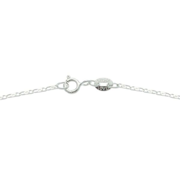 Alternate image for Cat-Themed Natural Flower Sterling Silver Pendant Necklace Feline Spring