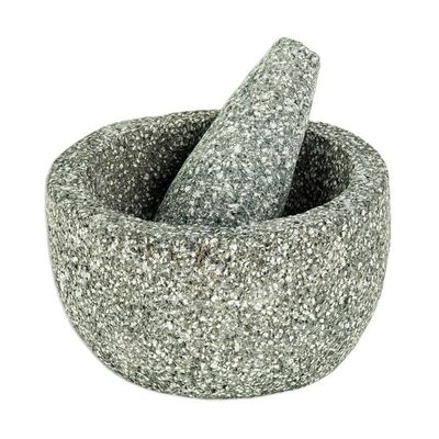 Alternate image for Unique Volcanic Basalt Stone Molcajete Serving Up Tradition