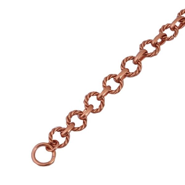 Alternate image for Rope Pattern Copper Link Bracelet from Mexico Rope Bonds