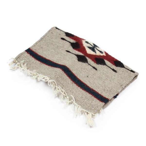 Alternate image for Artisan-Made Zapotec Diamond-Patterned Wool Area Rug 1x1 Diamond of Heritage