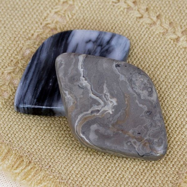 Alternate image for Polished Stones for Stress Relief Pair Elegance Amulet