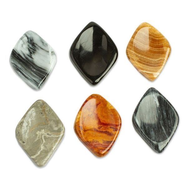 Alternate image for Polished Stones for Stress Relief Pair Elegance Amulet
