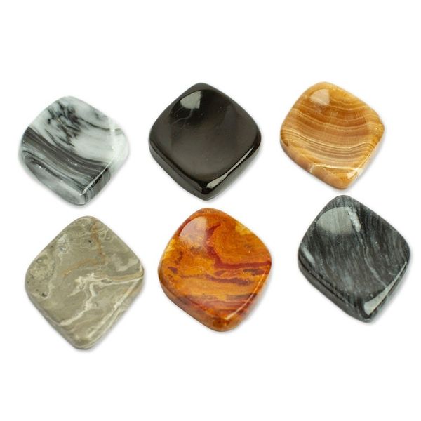 Alternate image for Polished Stones for Stress Relief Pair Elegance Amulet