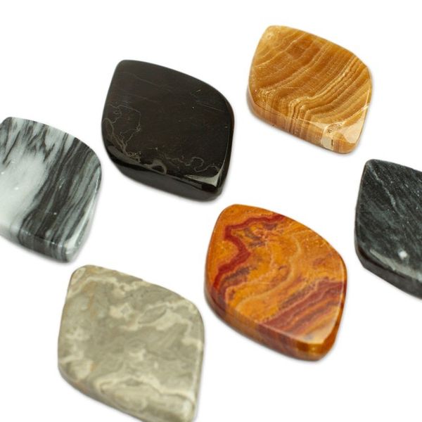 Alternate image for Polished Stones for Stress Relief Pair Elegance Amulet