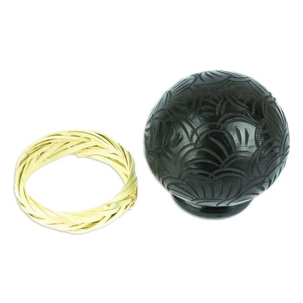 Alternate image for Barro Negro Black Ceramic Decorative Mini Vase Exquisite Black
