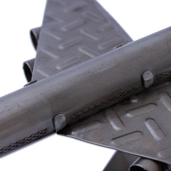 Alternate image for Recycled Metal Auto Part Jet Sculpture from Mexico Airline