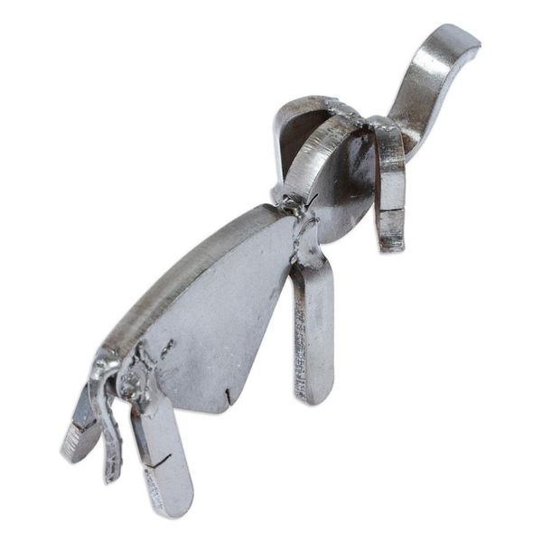 Alternate image for Recycled Auto Parts Elephant Figurine Handmade in Mexico Microelephant
