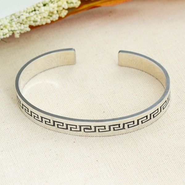 Alternate image for Taxco Silver Cuff Bracelet with Aztec-Inspired Motifs Aztec Charm