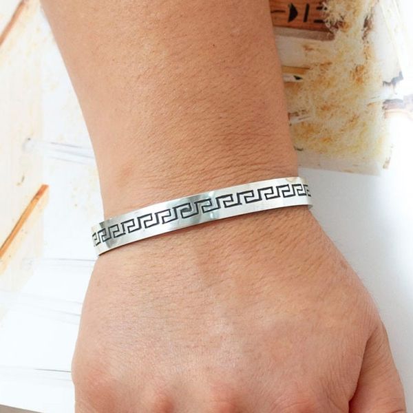 Alternate image for Taxco Silver Cuff Bracelet with Aztec-Inspired Motifs Aztec Charm