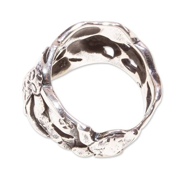 Alternate image for Sea Turtle Design 950 Silver Ring from Mexico Marine World