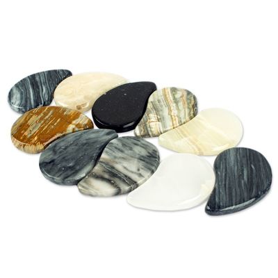 Alternate image for Drop-Shaped Stones for Stress Relief from Mexico Pair Stability Drop