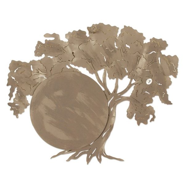 Alternate image for Collectible Hand Painted Tree Steel Wall Art Medium Sunset Oak