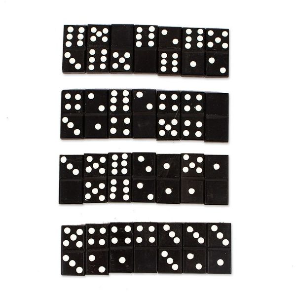 Alternate image for 28-Piece Marble Domino Game With Storage Box Mexico Mexican Family Night