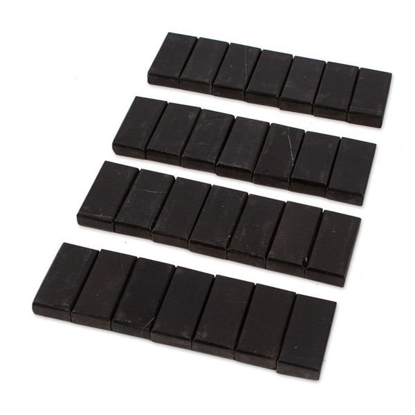 Alternate image for 28-Piece Marble Domino Game With Storage Box Mexico Mexican Family Night
