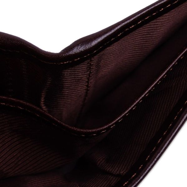 Alternate image for Hand Crafted Brown Leather Wallet for Men Off Road in Brown
