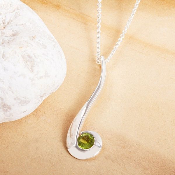 Alternate image for August Birthstone Pendant Necklace Embrace