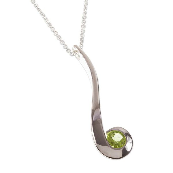 Alternate image for August Birthstone Pendant Necklace Embrace