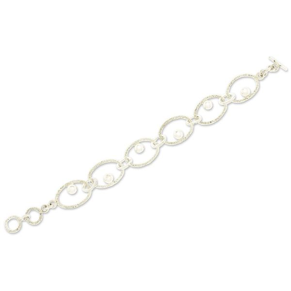 Alternate image for Artisan Crafted Link Bracelet with Mexican Silver 950 Linked Glimmer