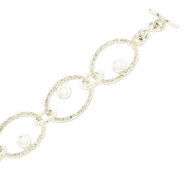 Alternate image for Artisan Crafted Link Bracelet with Mexican Silver 950 Linked Glimmer