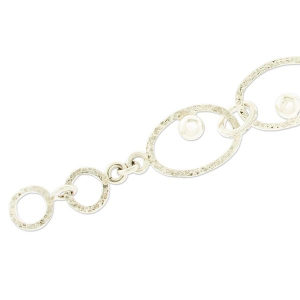 Alternate image for Artisan Crafted Link Bracelet with Mexican Silver 950 Linked Glimmer