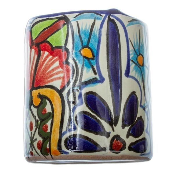 Alternate image for Artisan Crafted Talavera-Style Toothbrush Holder Talavera Bouquet