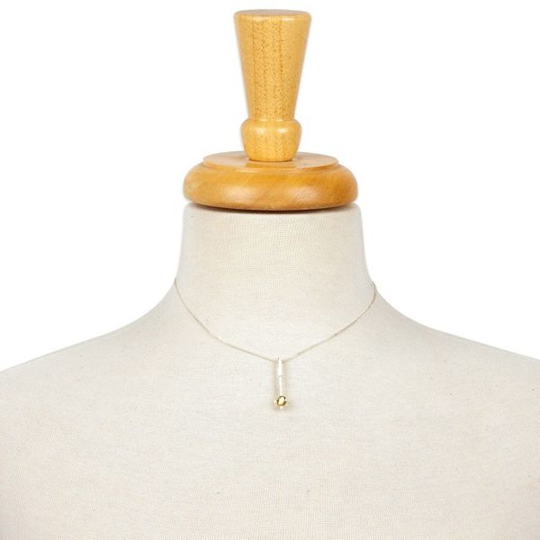 Alternate image for Citrine and Sterling Silver Pendant Necklace Made in Mexico Joyous Future