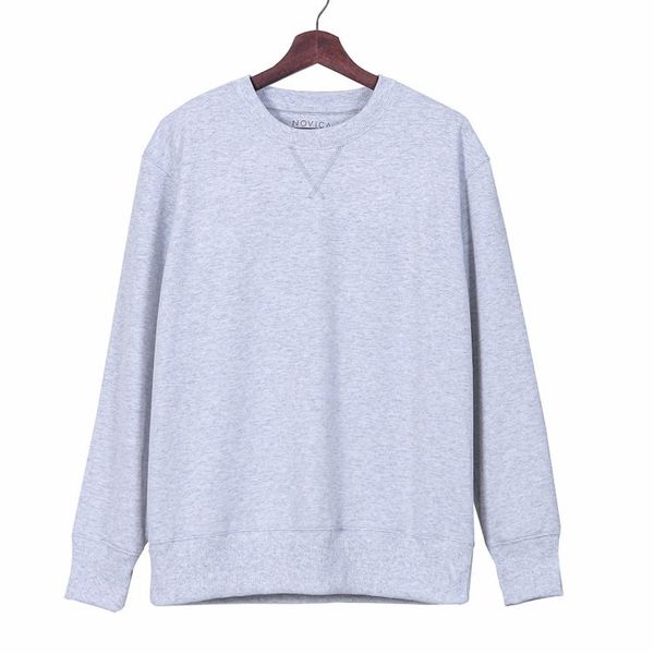 Alternate image for 100 Recycled Yarn Pullover Sweatshirt in Grey Ecology Class