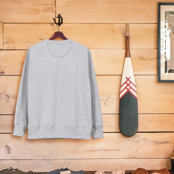 Alternate image for 100 Recycled Yarn Pullover Sweatshirt in Grey Ecology Class