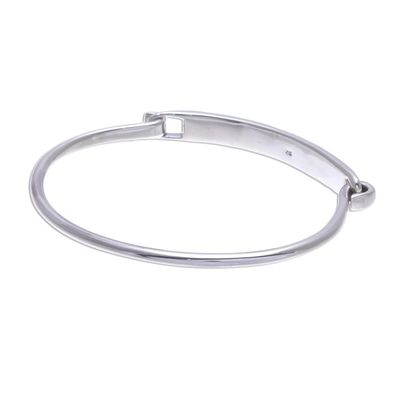 Alternate image for Thai Elephant Sterling Silver Bangle Bracelet Pachyderm Parade